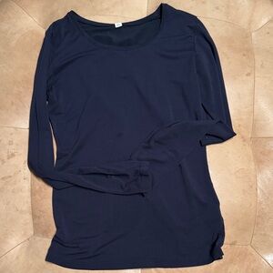 Uniqlo Navy Women's Long Sleeve Top